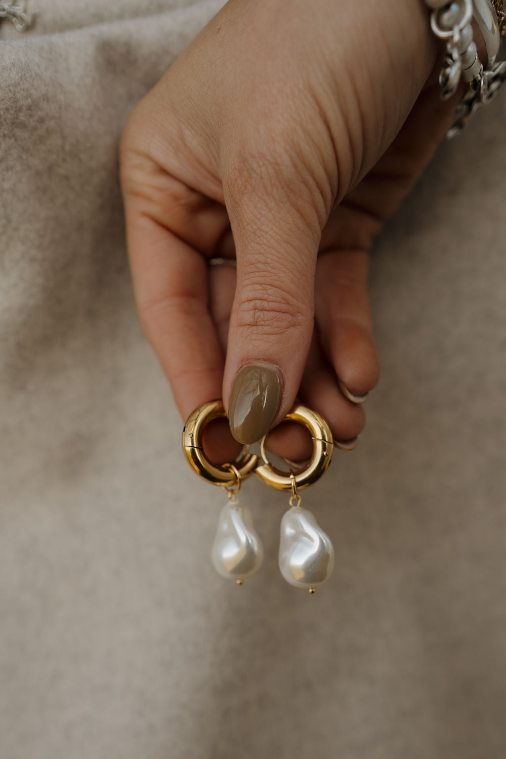 'Oceana' Large Pearl Earrings