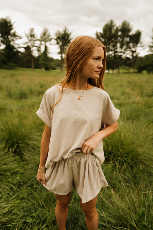 'Macy' Set in Taupe