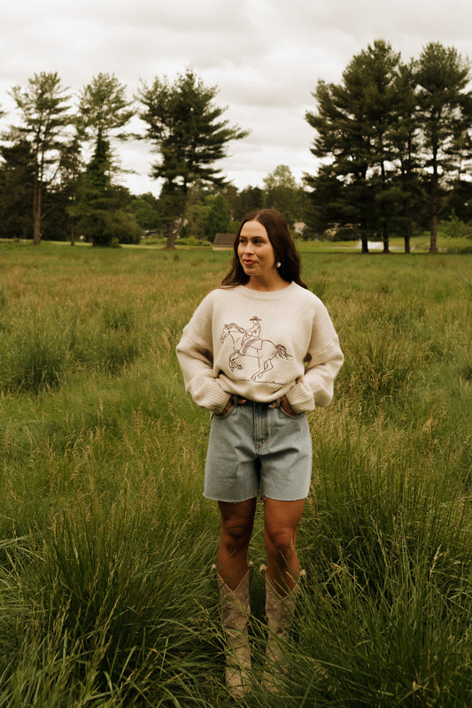 (RESTOCK COMING) 'Riverton' Sweater in Oatmeal