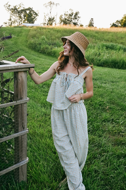'Cora' Gingham Set