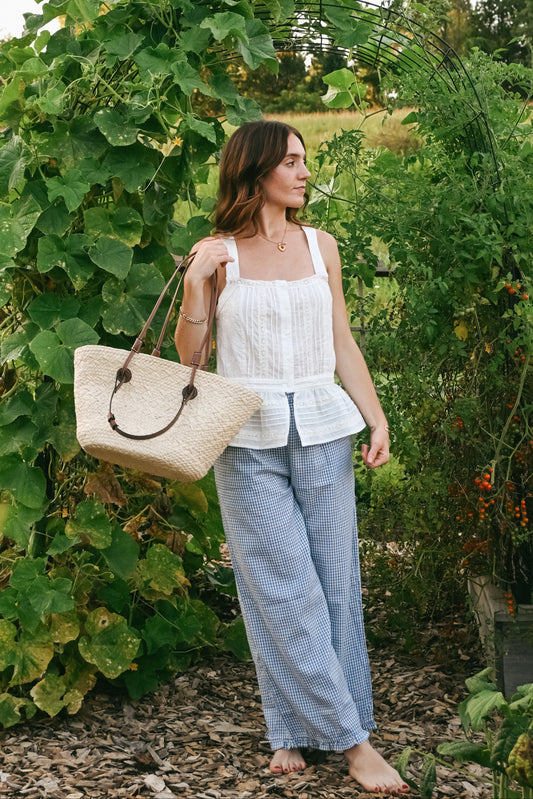'Nantucket' Gingham Pants