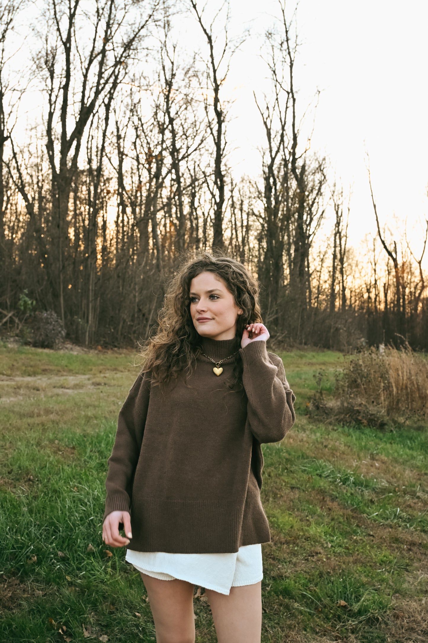 'Natalie' Sweater in Coco