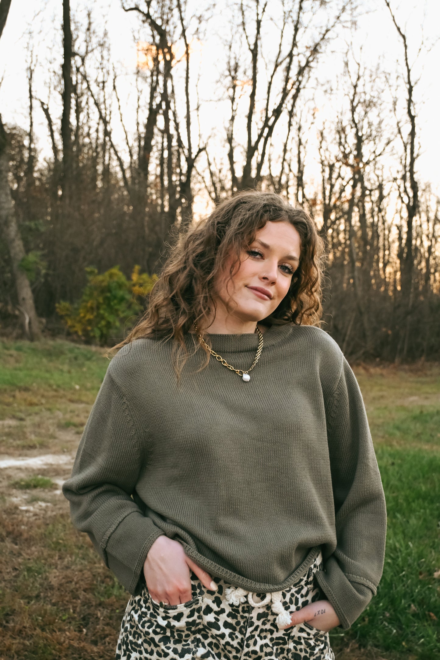 'Hannah' Cotton Sweater