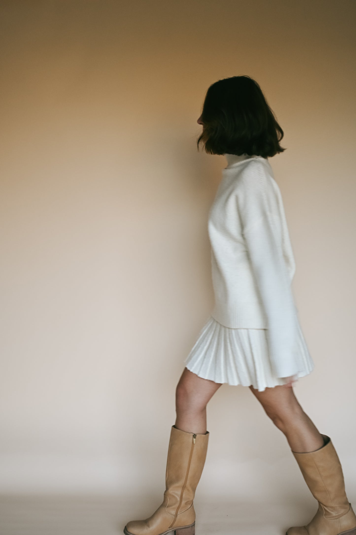 'Elena' Turtleneck Sweater Set