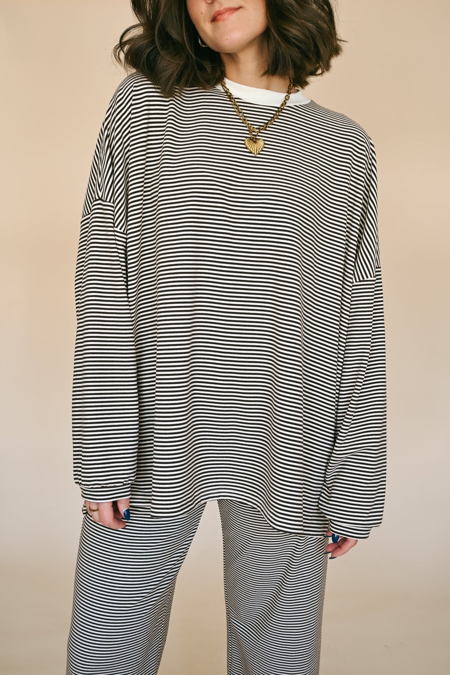 'Monroe' Set Top in Brown