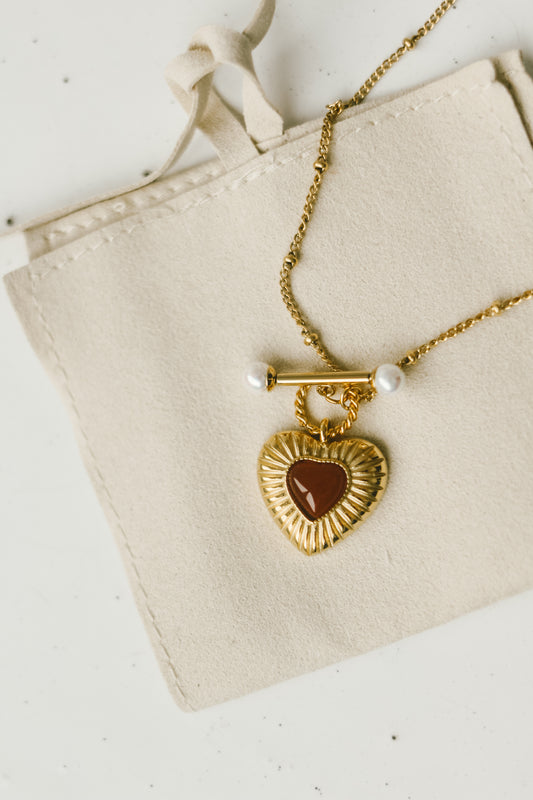 'Havana' Heart Toggle Necklace