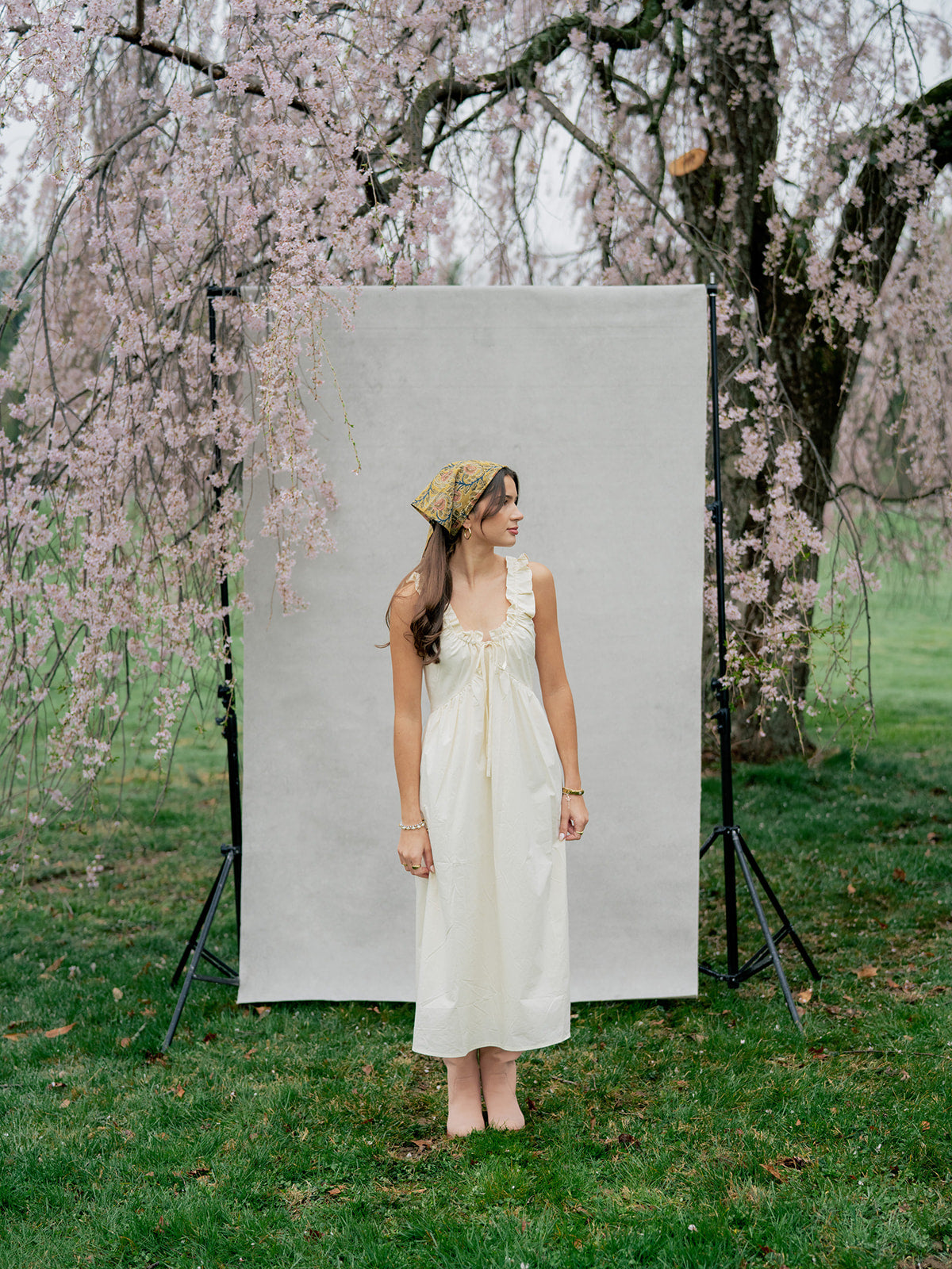 'Magnolia' Dress in Cream