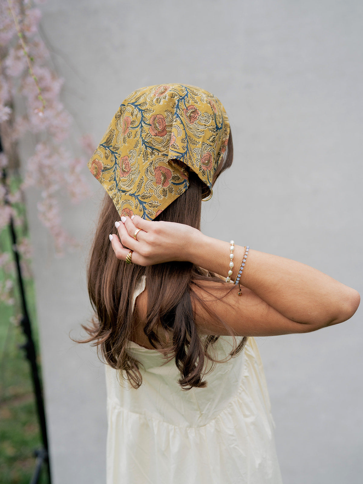 Cotton Scarf in Khaki