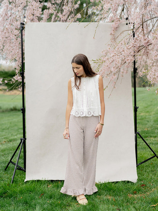 'Hazel' Gingham Pants