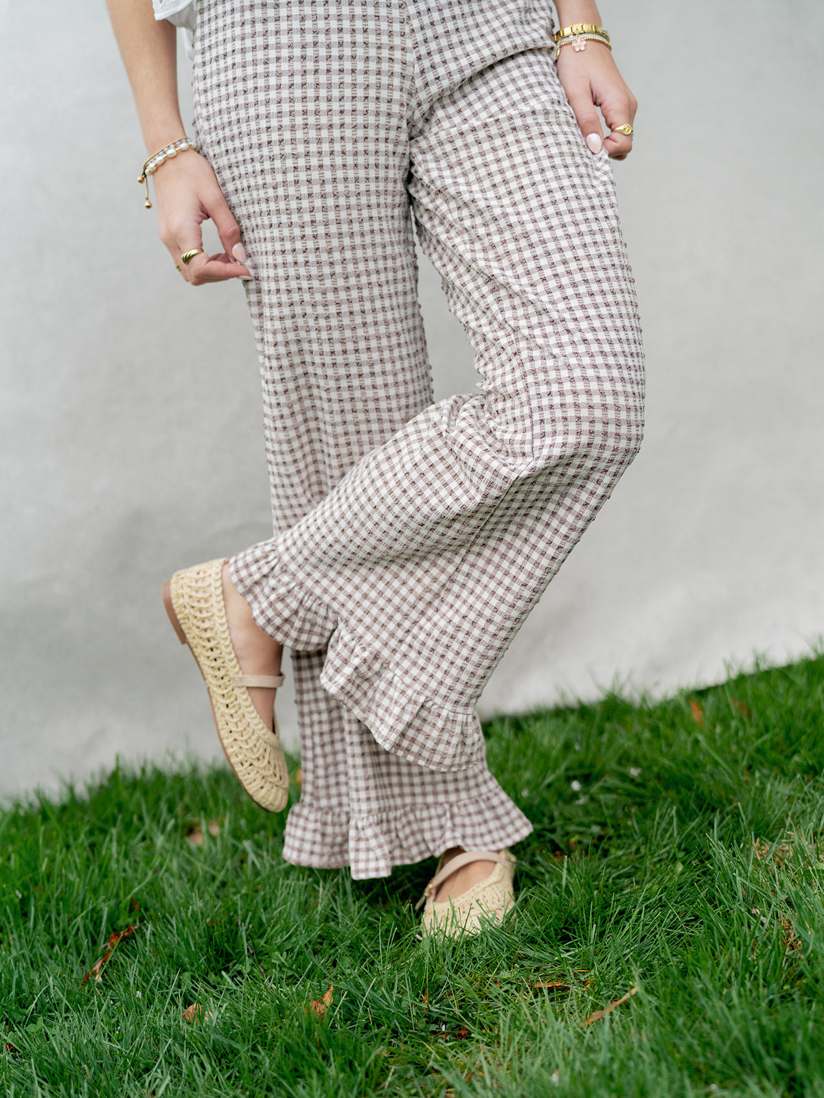 'Hazel' Gingham Pants