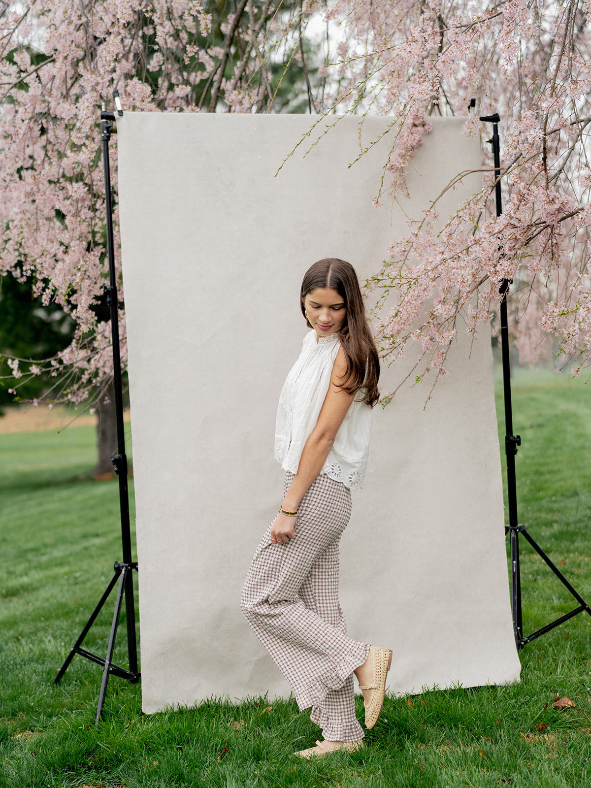 'Hazel' Gingham Pants