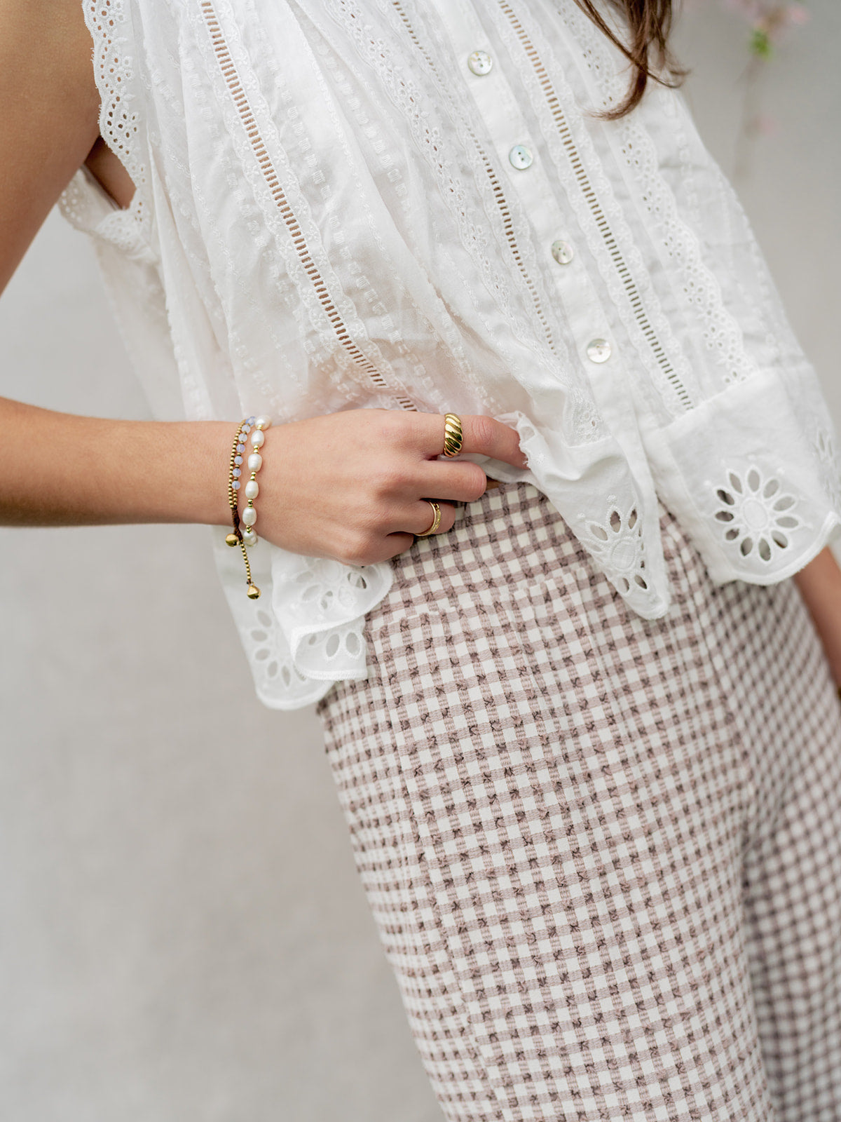 'Hazel' Gingham Pants