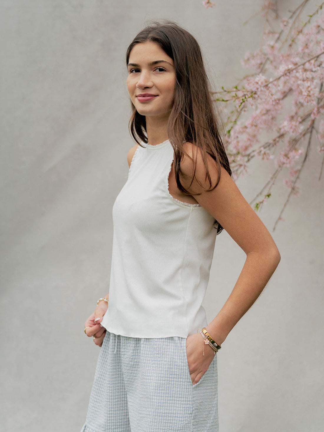 'Nora' Ribbed Top